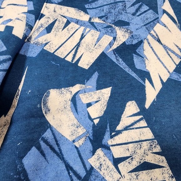 Nike Sportswear All Over Print Shorts Blue White DM6885-407 Men’s Size 2XL NWT - Picture 3 of 13